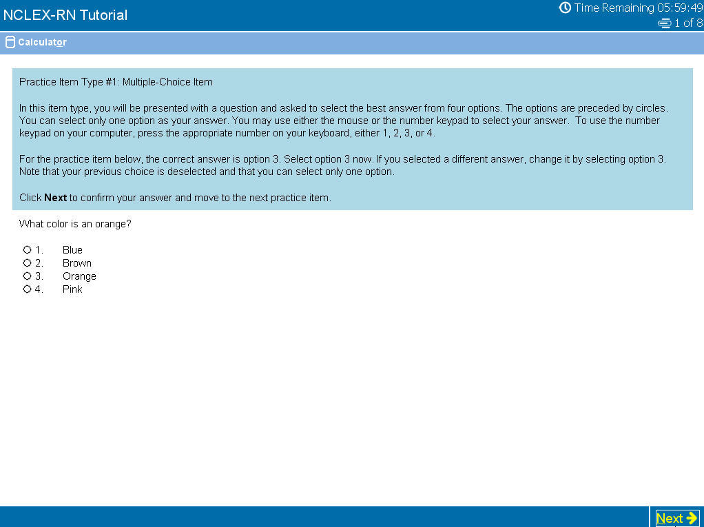 NCLEX Tutorial - Screenshot #1