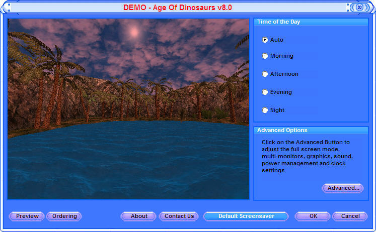 Age of Dinosaurs 3D Screen saver - Screenshot #2