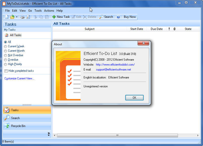 Efficient To-Do List Free - Screenshot #5