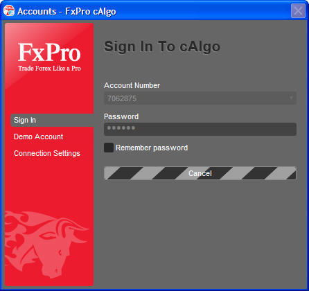 FxPro cAlgo - Screenshot #3