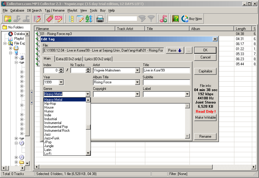 Collectorz.com MP3 Collector - Screenshot #3