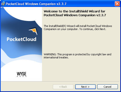 wyse pocketcloud setup