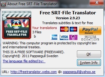 Free SRT-File Translator latest version - Get best Windows software