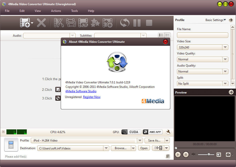 4Media Video Converter Ultimate - Screenshot #7
