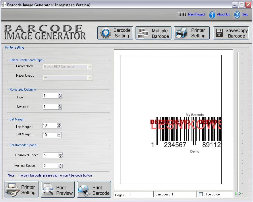 Barcode Image Generator Demo download for free SoftDeluxe