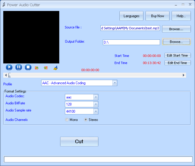 Power Audio Cutter - Screenshot #4