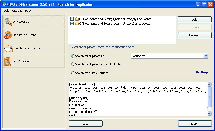 SBMAV Disk Cleaner - Screenshot #4