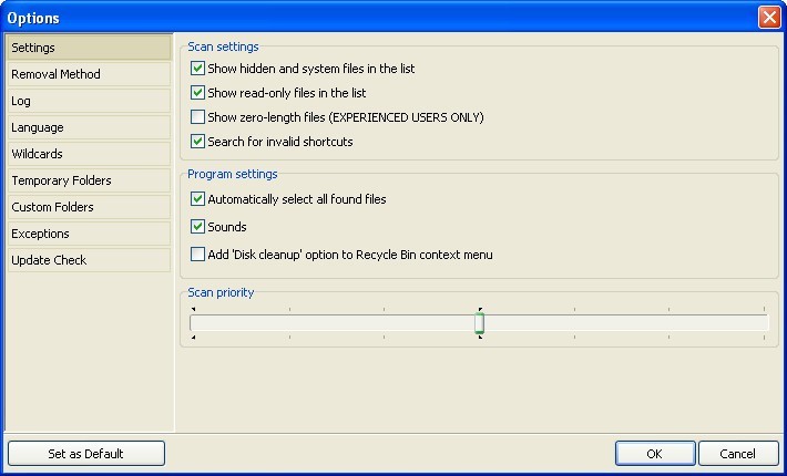 SBMAV Disk Cleaner - Screenshot #2