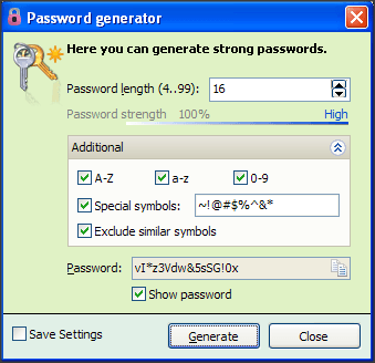 Chica Password Manager - Screenshot #10