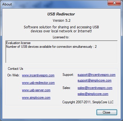 usb port redirector ip