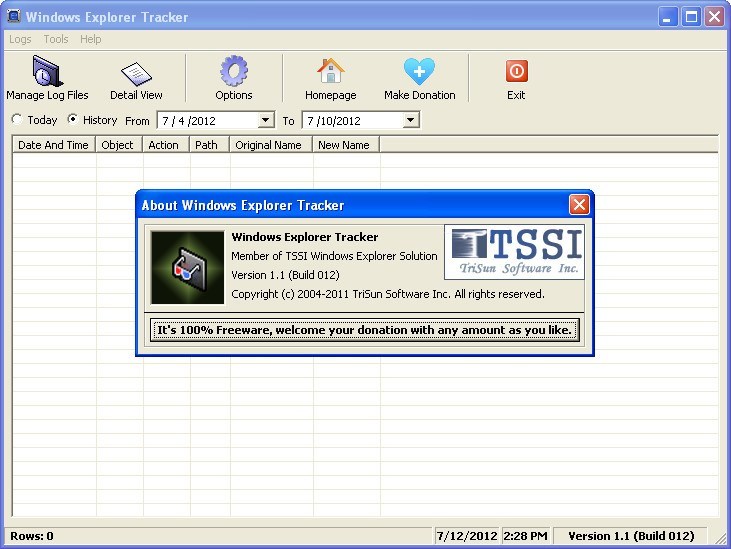 Windows Explorer Tracker latest version - Get best Windows software