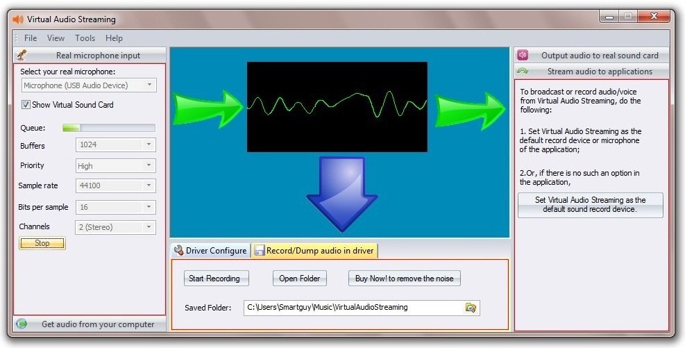 Virtual Audio Streaming - Screenshot #5