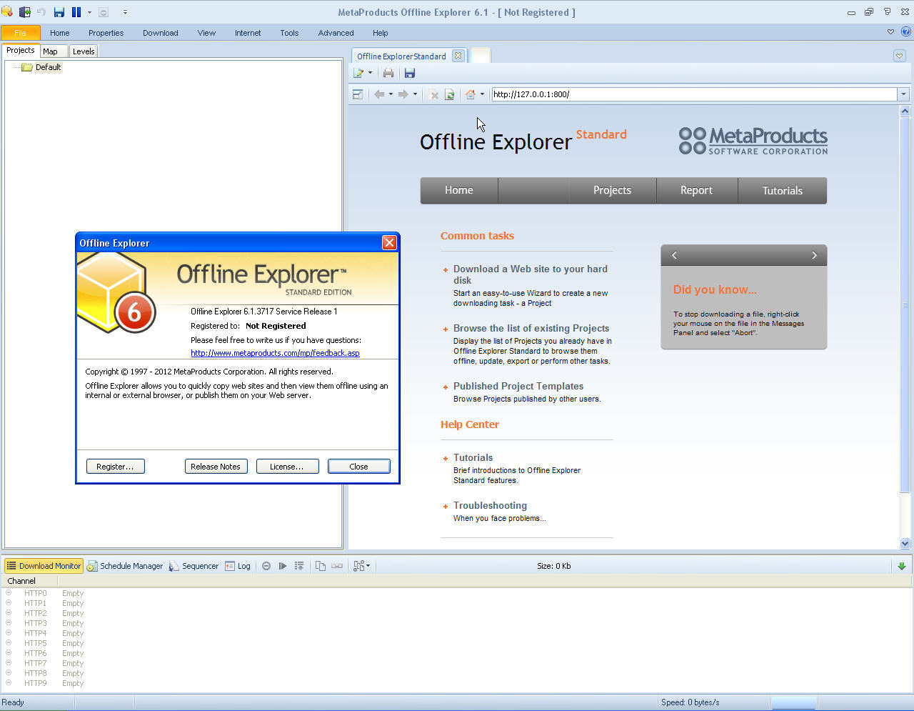 MetaProducts Offline Explorer Enterprise 8.5.0.4972 for mac instal