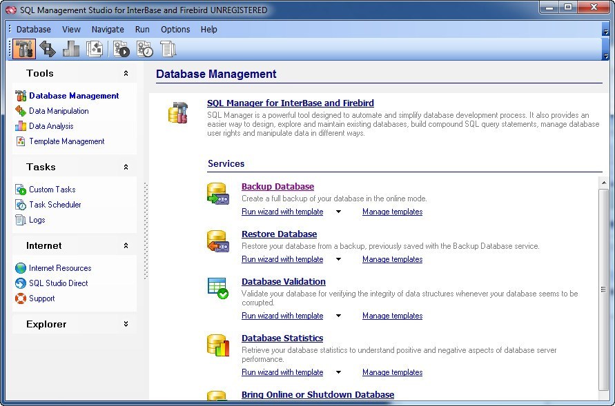 ems sql manager interbase