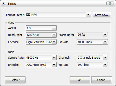 Aimersoft DRM Media Converter - Screenshot #5