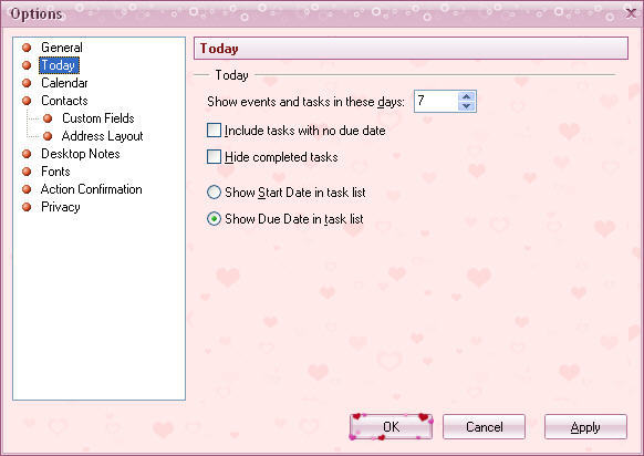 Efficient Lady's Organizer Free - Screenshot #4
