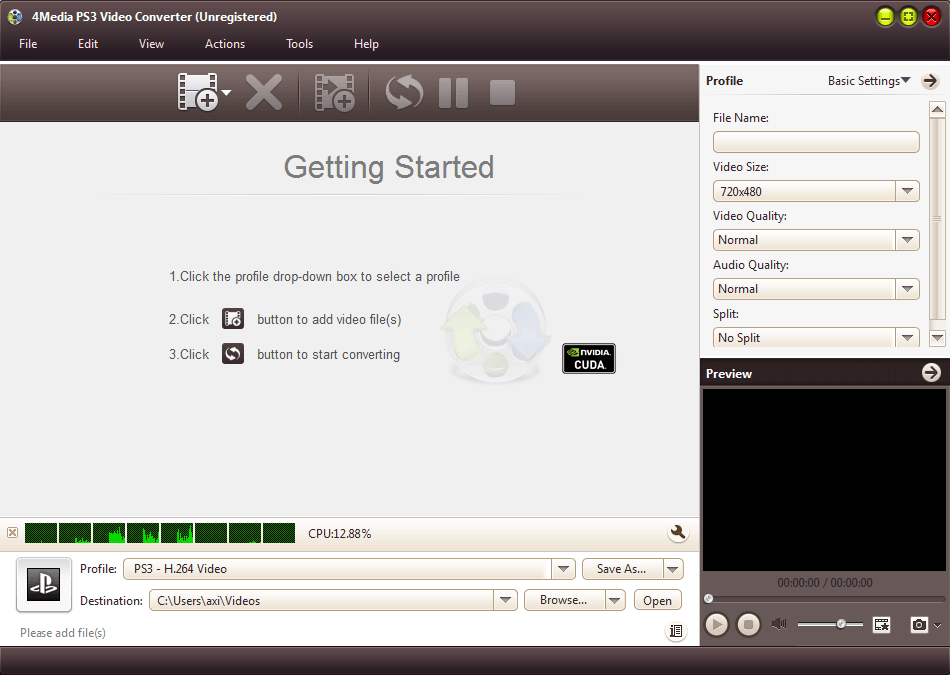 4Media PS3 Video Converter - Screenshot #6