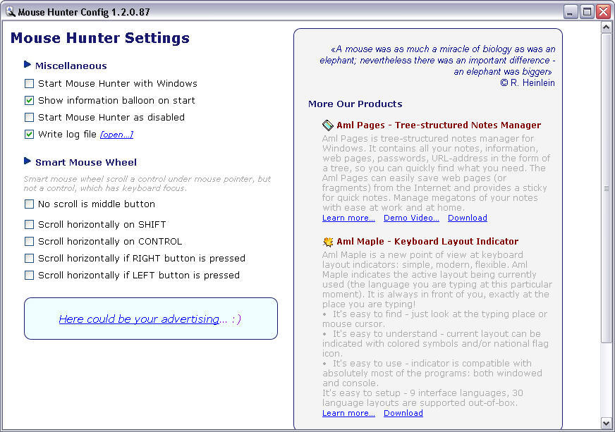 Mouse Hunter latest version - Get best Windows software