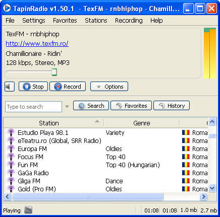 TapinRadio Pro 2.15.96.6 download the new for windows