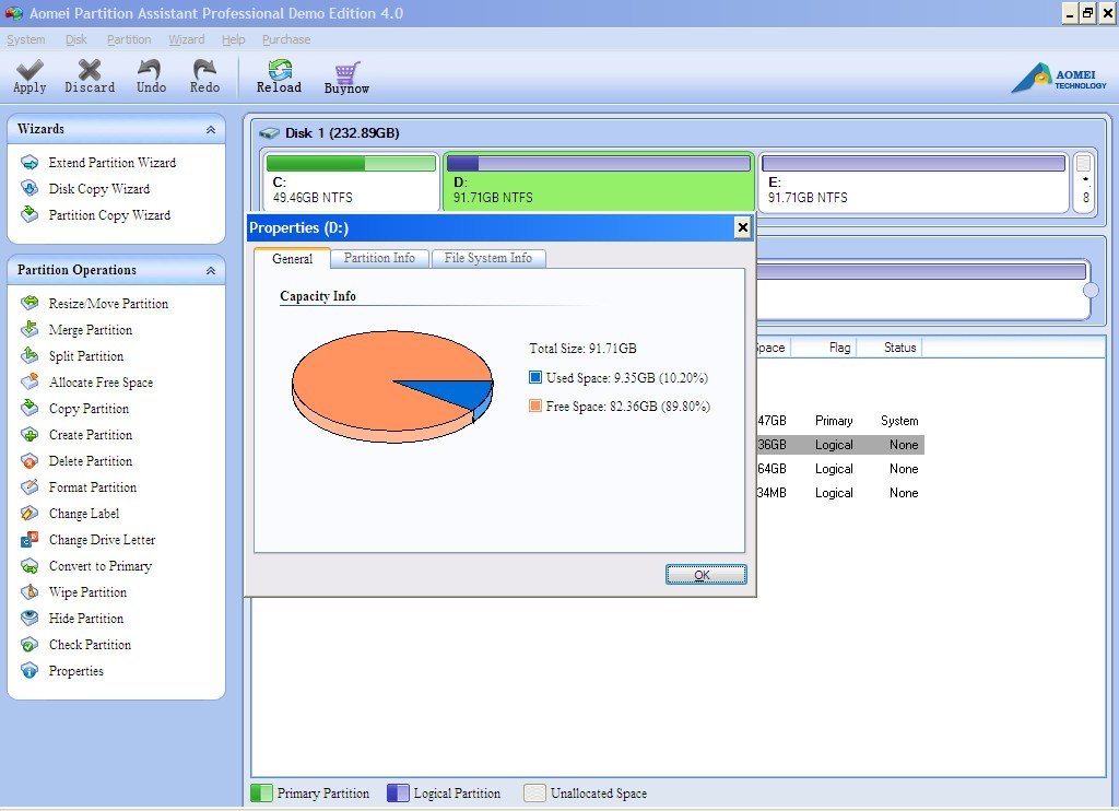 AOMEI Partition Assistant Pro 10.2.0 download the last version for mac