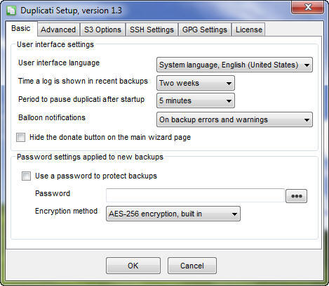 Duplicati - Screenshot #2