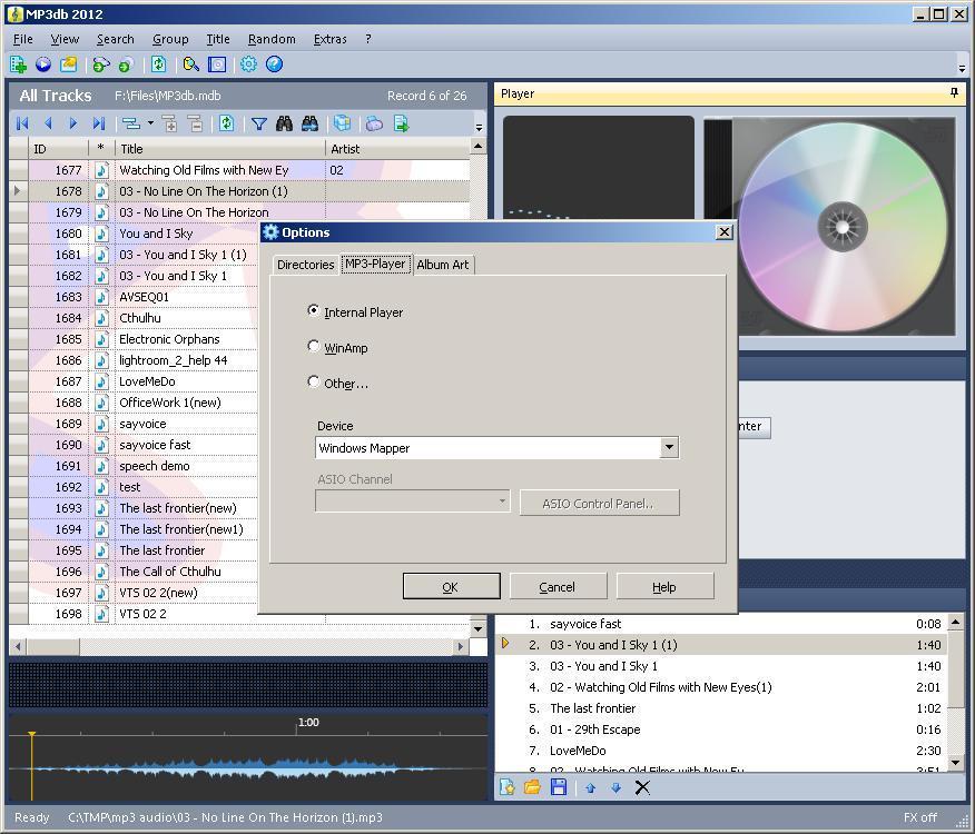 MP3db 2012 - Screenshot #1