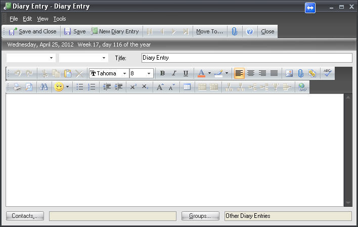 Efficient Man's Organizer - Screenshot #4