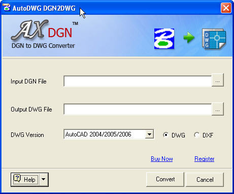 DGN to DWG Converter - Screenshot #2