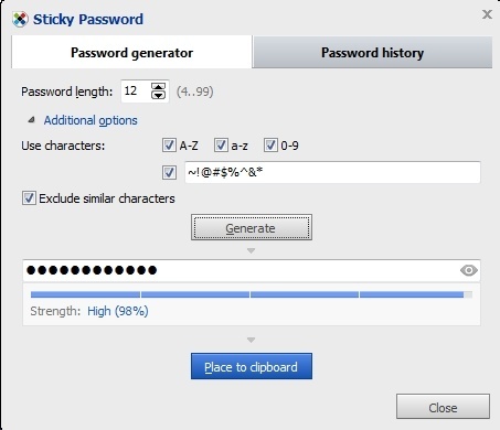 Sticky Password - Screenshot #16