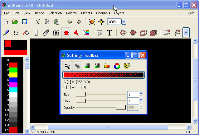 mtPaint - Screenshot #1