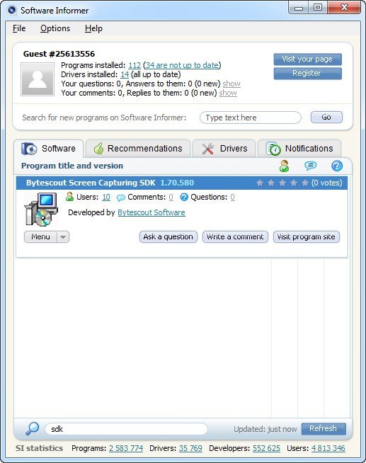 Bytescout Screen Capturing SDK latest version Get best Windows software