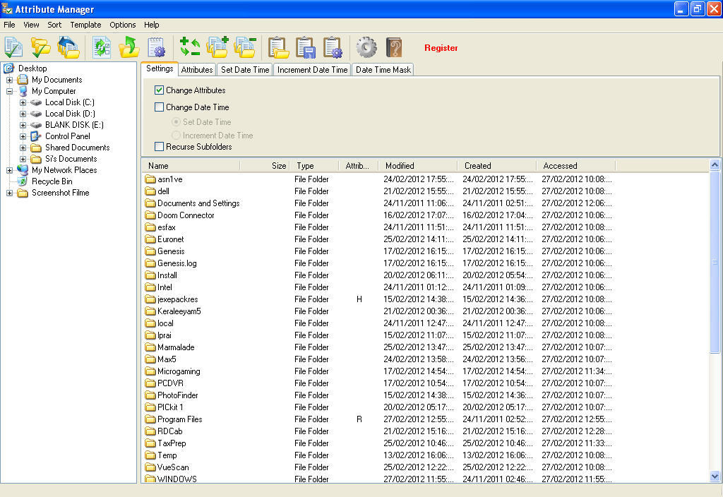 Attribute Manager latest version Get best Windows software