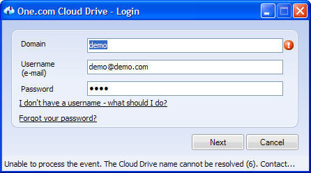 One.com Cloud Drive - Screenshot #2