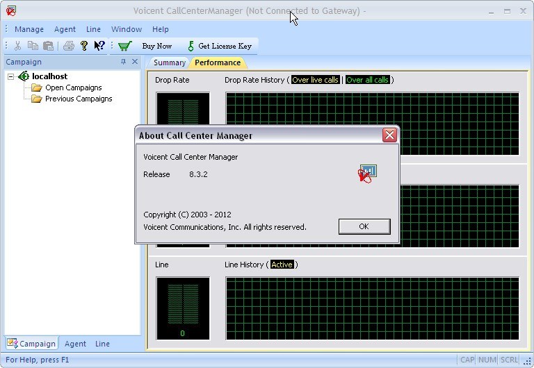 Voicent CallCenterManager - Screenshot #1
