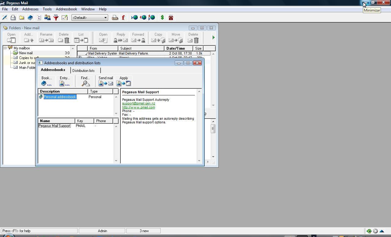 Pegasus Mail - Screenshot #7