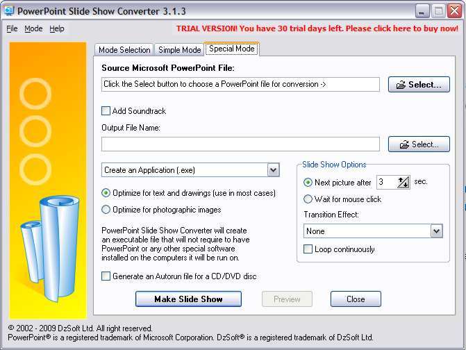 PowerPoint Slide Show Converter - Screenshot #5