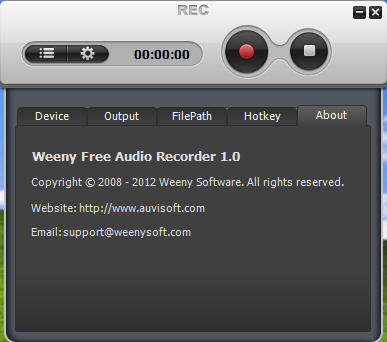 Weeny Free Audio Recorder - Screenshot #5