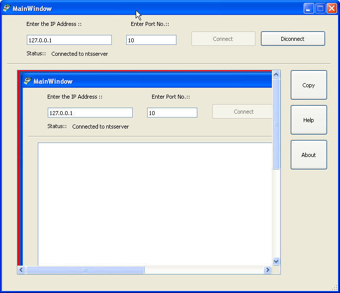 NTSClient - Screenshot #1