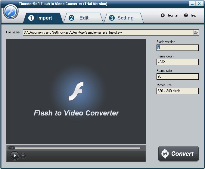 for mac download ThunderSoft Flash to Video Converter 5.2.0