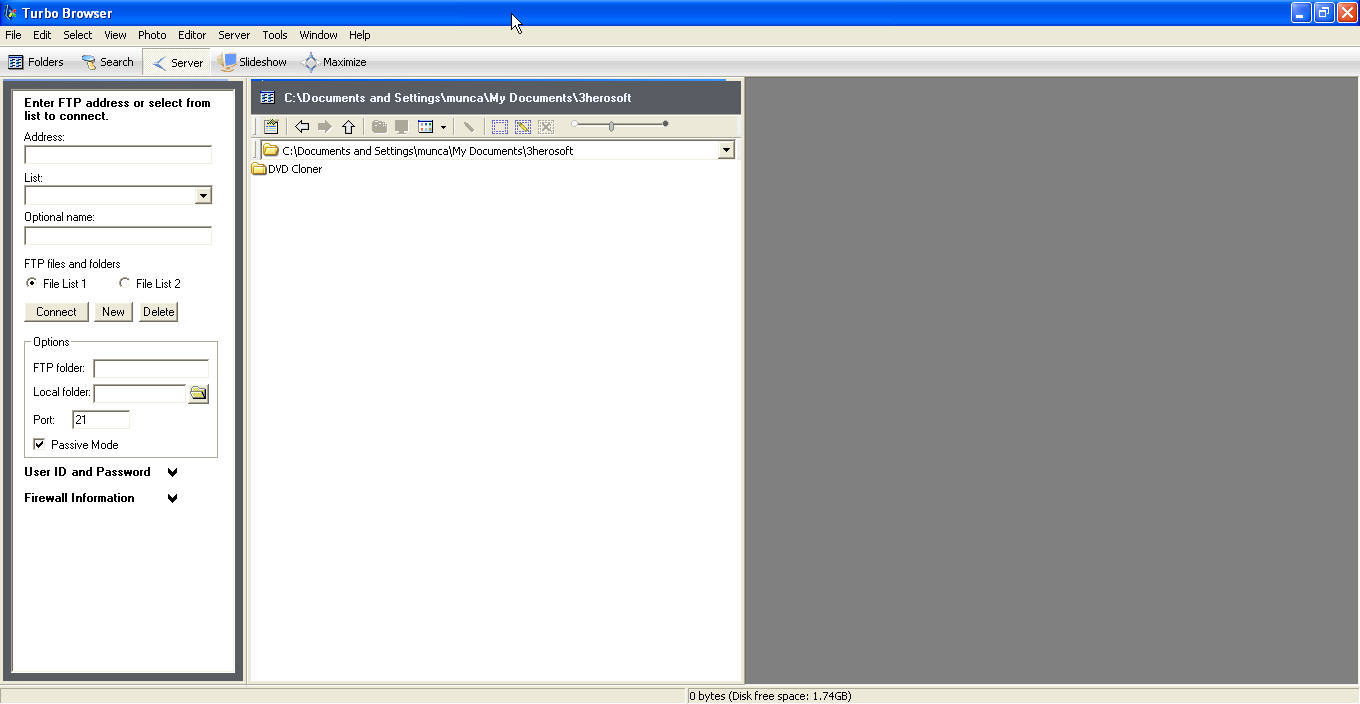 Turbo Browser - Screenshot #1