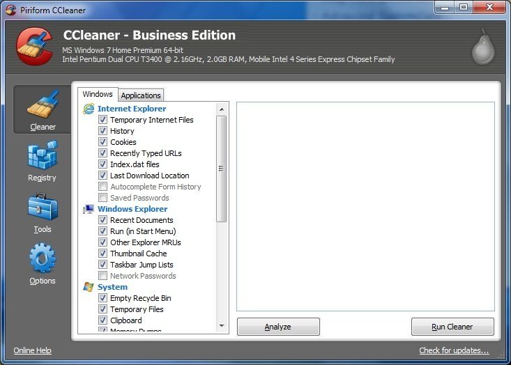 Ccleaner Business Edition - Screenshot #5