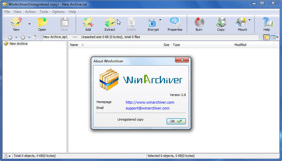 WinArchiver - Screenshot #28