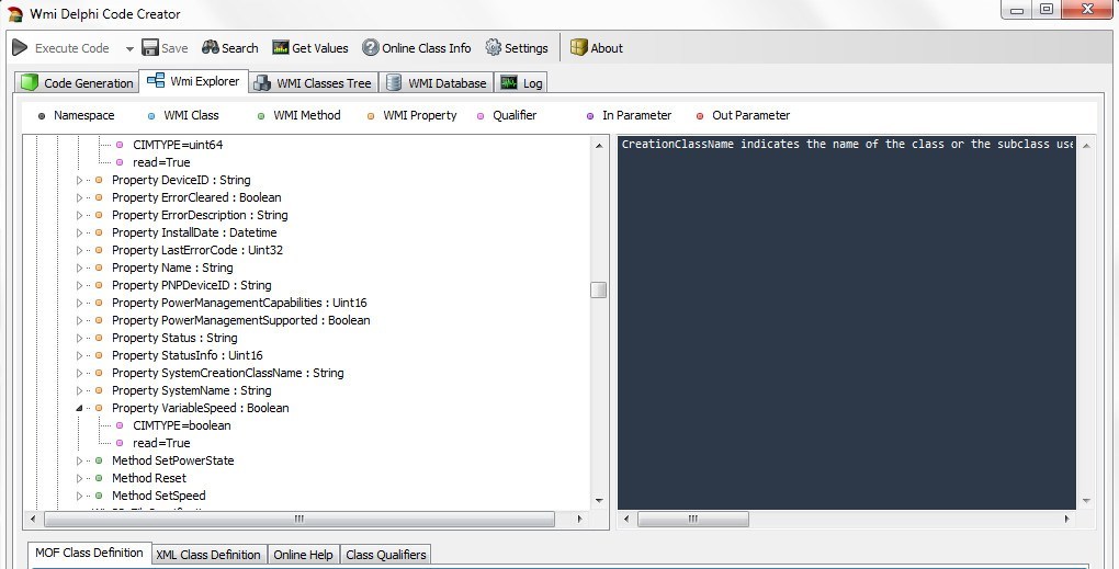 Wmi Delphi Code Creator download for free - SoftDeluxe