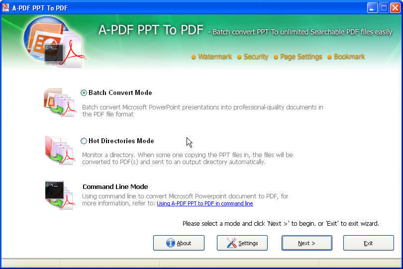 A-PDF PPT to PDF latest version - Get best Windows software