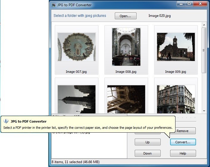 Wondersoft JPG to PDF Converter - Screenshot #1