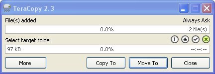 TeraCopy - Screenshot #10