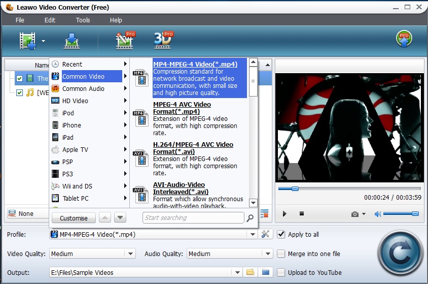 Leawo Video Converter - Screenshot #5