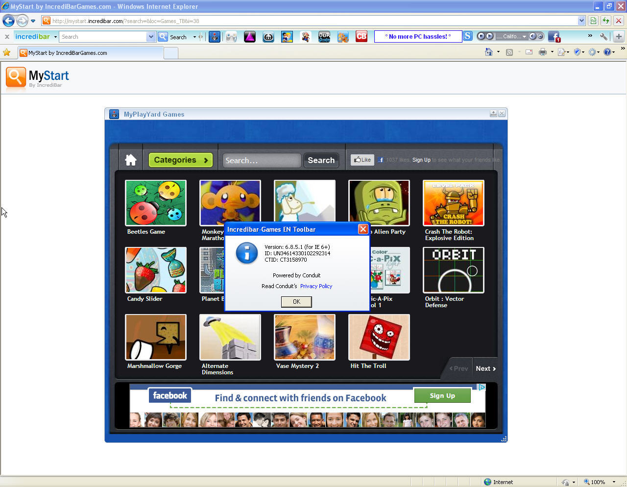 IncredibarGames EN Toolbar latest version Get best Windows software