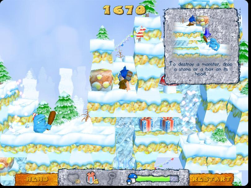 Carl the Caveman Christmas Adventure - Screenshot #4