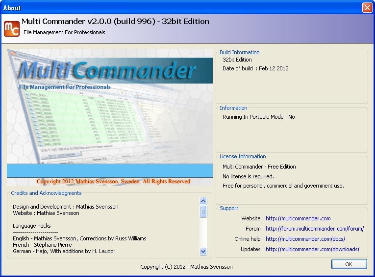 Multi Commander 13.0.0.2953 instal